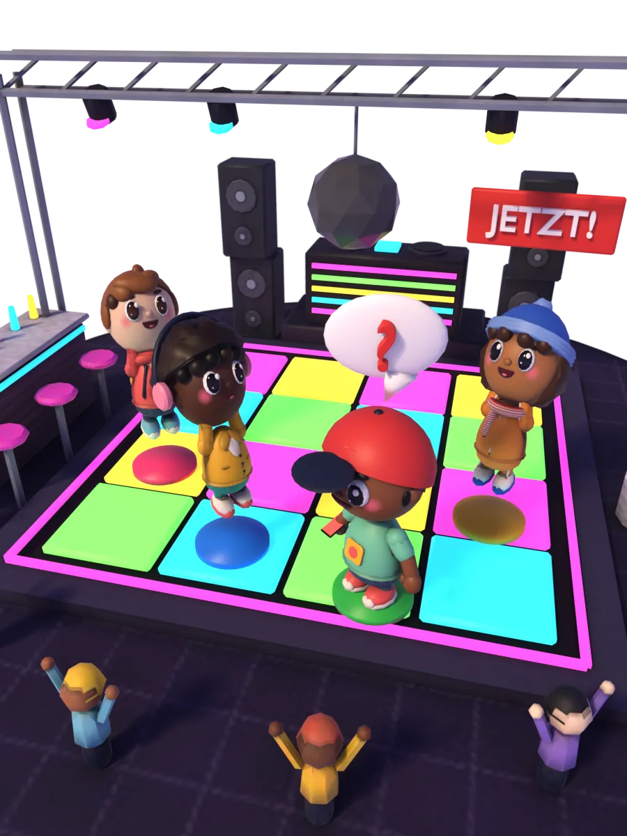 Szene aus dem Minispiel: Blender (The Faker)